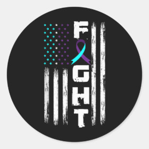 愛国的なアメリカ国旗の自殺防止戦争 ラウンドシール