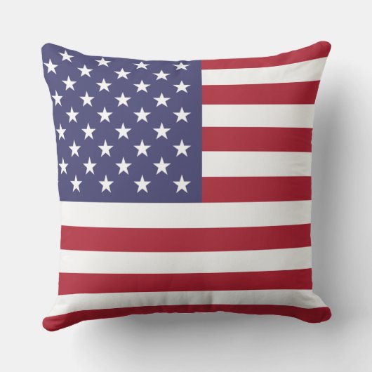 愛国的なアメリカ国旗の7月4日 クッション (裏面)