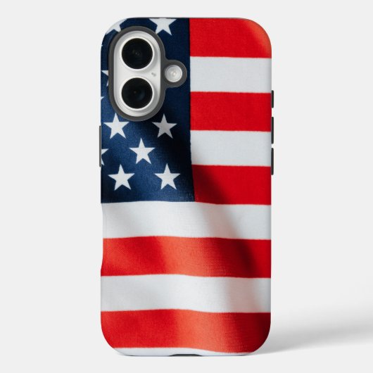 愛国的なアメリカ国旗のiPhoneケース – 米国 Case-Mate iPhoneケース (裏面)