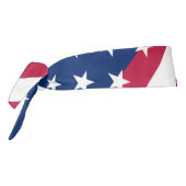 愛国的なアメリカ国旗アメリカ赤白青スポーツ タイヘッドバンド (回転270)