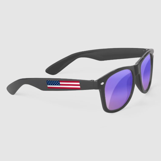 愛国的なアメリカ国旗サングラス サングラス (右)