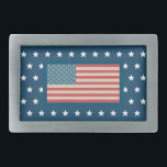 愛国的なアメリカ国旗スターベルトバックルギフト 長方形ベルトバックル<br><div class="desc">そのデザインはオリジナル芸術だ。</div>