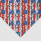 愛国的なアメリカ国旗擦り切れたが裂け絵を描た 薄葉紙 (詳細)