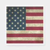 愛国的なアメリカ国旗7月4日の独立記念日 スタンダードランチョンナプキン (正面)