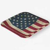 愛国的なアメリカ国旗7月4日の独立記念日 ペーパープレート (傾斜あり)