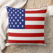 愛国的なアメリカ国旗 クッション (ブランケット)