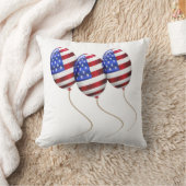 愛国的なアメリカ国旗 クッション (ブランケット)