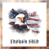 *~*愛国的なアメリカ国旗American Bald EAGLE AP16 ウィンドウサイン (シート2)