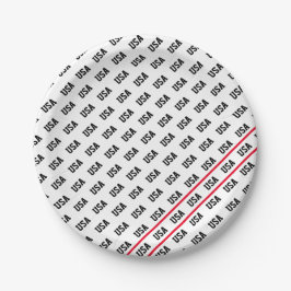 愛国的なアメリカ模様オリンピックスポーツおもしろい ペーパープレート