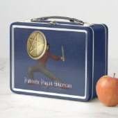 愛国的なアメリカ異教の人 メタルランチボックス (インサイチュ)