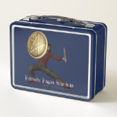 愛国的なアメリカ異教の人 メタルランチボックス (裏面)