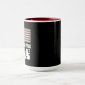 愛国的なアメリカ製コーヒーマグ マグカップ (中央)