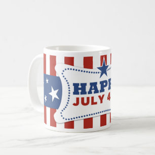 愛国的なアメリカ7月4日の独立記念日のマグカップ コーヒーマグカップ