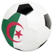 愛国的なアルジェリアの旗 サッカーボール (3/4)