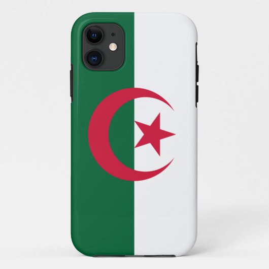 愛国的なアルジェリアの旗 Case-Mate iPhoneケース (裏面)