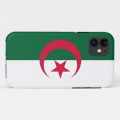 愛国的なアルジェリアの旗 Case-Mate iPhoneケース (裏面(横))