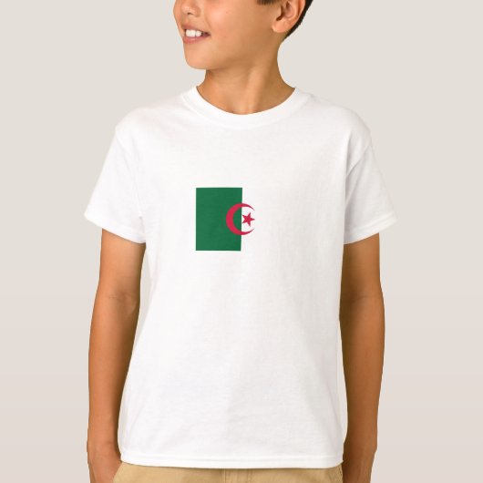 愛国的なアルジェリアの旗 Tシャツ (正面)