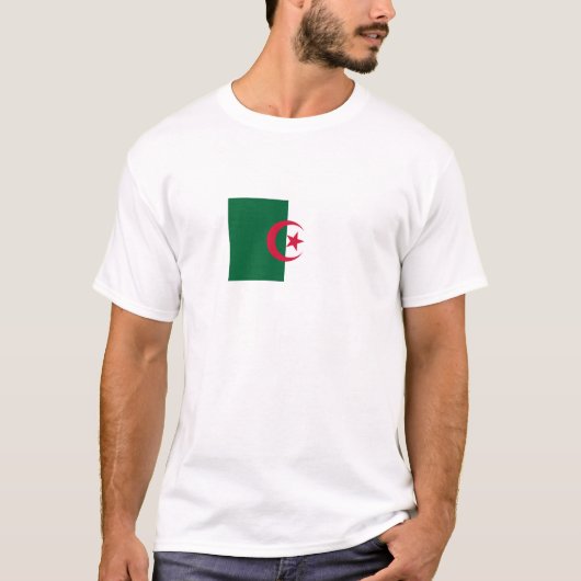 愛国的なアルジェリアの旗 Tシャツ (正面)