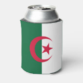 愛国的なアルジェリア国旗 缶クーラー (缶裏面)