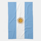 愛国的なアルゼンチンの国旗 キッチンタオル (縦)