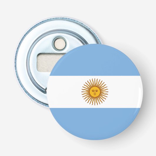 愛国的なアルゼンチンの国旗 栓抜き (正面)