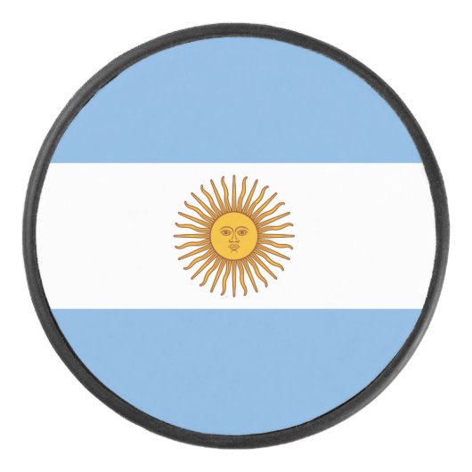 愛国的なアルゼンチンの旗 アイスホッケーパック (正面)