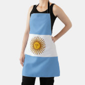 愛国的なアルゼンチンの旗 エプロン (インサイチュ)