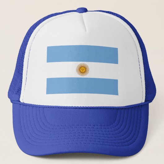 愛国的なアルゼンチンの旗 キャップ (正面)