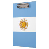 愛国的なアルゼンチンの旗 クリップボード (左)