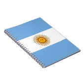 愛国的なアルゼンチンの旗 ノートブック (右側)