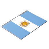 愛国的なアルゼンチンの旗 ノートブック (左側)