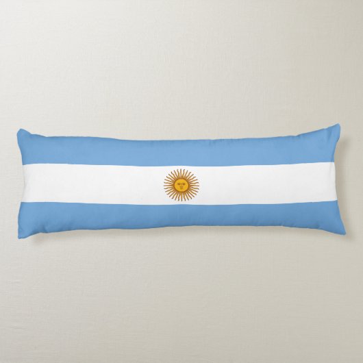 愛国的なアルゼンチンの旗 ボディピロー (裏面)