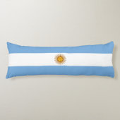 愛国的なアルゼンチンの旗 ボディピロー (正面)