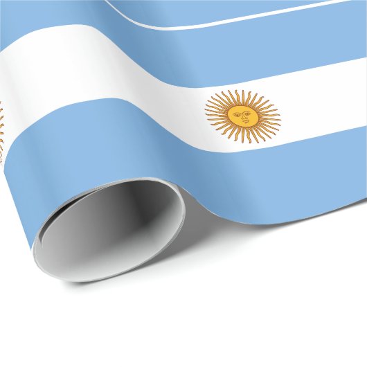 愛国的なアルゼンチンの旗 ラッピングペーパー (ロールコーナー)