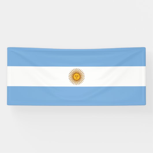 愛国的なアルゼンチンの旗 横断幕 (横)