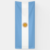 愛国的なアルゼンチンの旗 横断幕 (縦)