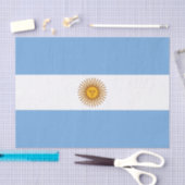 愛国的なアルゼンチンの旗 薄葉紙 (クラフト)