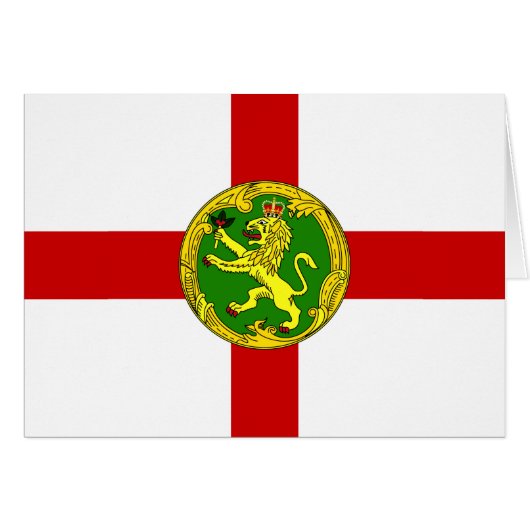 愛国的なアルダニー島の旗 (正面横)