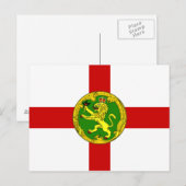 愛国的なアルダニー島の旗 ポストカード (正面/裏面)