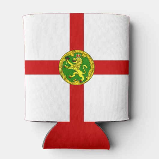 愛国的なアルダーニー国旗のクーラーボックス 缶クーラー (裏面)