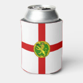愛国的なアルダーニー国旗のクーラーボックス 缶クーラー (缶裏面)