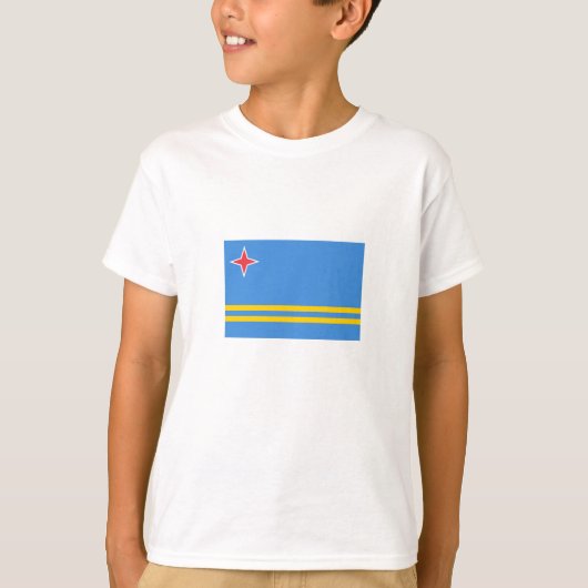 愛国的なアルバ旗 Tシャツ (正面)