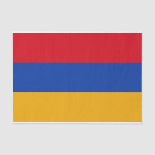 愛国的なアルメニアの旗 薄葉紙 (正面)