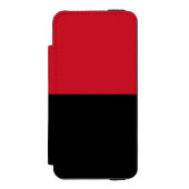愛国的なアンゴラの国旗 INCIPIO iPhoneウォレットケース (フォリオ 正面)