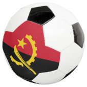 愛国的なアンゴラの旗 サッカーボール (3/4)