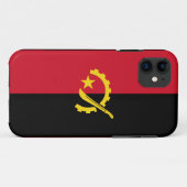 愛国的なアンゴラの旗 Case-Mate iPhoneケース (裏面(横))