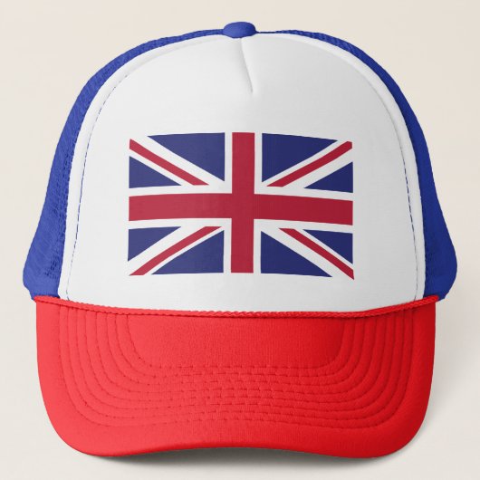 愛国的なイギリスの旗 キャップ (正面)