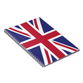 愛国的なイギリスの旗 ノートブック (右側)