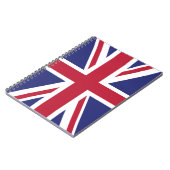 愛国的なイギリスの旗 ノートブック (左側)