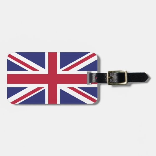愛国的なイギリスの旗 ラゲッジタグ (正面横)